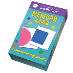 Мемори карти с цветовете и формите